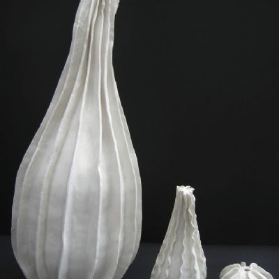 2013 Jamie Leuchars, 'Pods,' paper clay A3